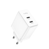 CUDY 2-Port 40W USB-C Charger EU Plug