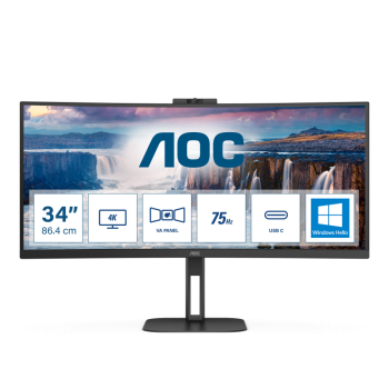 MONITOR 34 AOC CU34V5CW/BK  