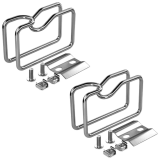 Accesoriu rack Eco Xcab Set de doua inele organizatoare de cabluri, pentru rack de podea (stand alone) 19 ECOXCAB-3502