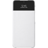 HUSA Smartphone Samsung, pt Galaxy A32, tip smart book cover cu buzunar, poliuretan, Smart View Wallet, alb, EF-EA326PWEGEE 