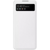HUSA Smartphone Samsung, pt Galaxy A42, tip smart book cover cu buzunar, TPU, Smart View Wallet, alb, EF-EA426PWEGEE 