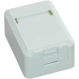 Mufa / Priza Box 1 port cu capac antipraf - EMTEX, EMT-BOX1P 