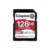 Card memorie Kingston 128GB SDXC CANVAS REACT PLUS U3/UHS-II 280R/100W V60 FULL HD/4K SDR2V6/128GB