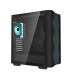 CARCASA DeepCool CC560 V2, Middle Tower, ATX, fara sursa, 4xfan, USB 3.2 gen 1 x 1, USB 2.0 x 2, audio, PSU shroud, 7 sloturi expansiune, iluminare LED, negru, R-CC560-BKGAA4-G-2 (timbru verde 0.3 