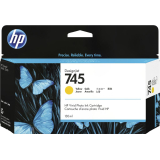 Cartus Cerneala Original HP Yellow, nr.745, pentru DesignJet Z2600|Z5600, 130ml, incl.TV 1.2incl.TV F9J96A 
