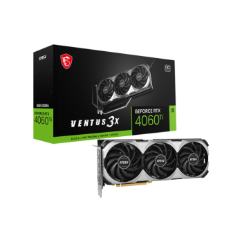 GeForce RTX 4060 Ti VENTUS 3X E 8G OC, GDDR6, 128-bit, Negru/Gri