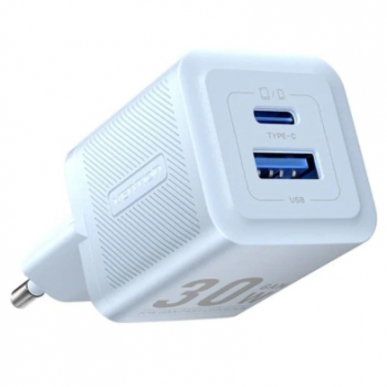 INCARCATOR retea Vention 30W, 1 x USB Type-C, 1 x USB, 5V/3A, PD 3.0, QC 3.0, QC 4.0, albastru, FEQL0-EU (timbru verde 0.18 lei) - 6922794782228 