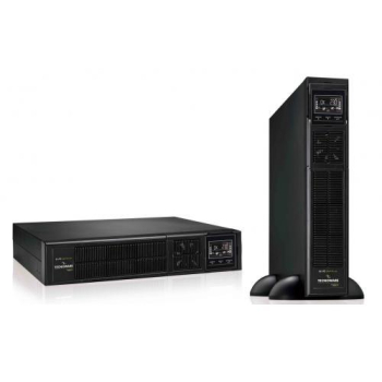 UPS Tecnoware EVO DSP PLUS, Online, Tower/rack, 2160 W, fara AVR, IEC x 8, display LCD, back-up 11 - 20 min. FGCEDP2402RTIEC (timbru verde 11 lei) 