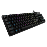 Tastatura LOGITECH G512 Carbon RGB Mechanical Gaming Keyboard, GX Blue - CARBON - US INTL - USB - INTNL - G512 CLICKY (timbru verde 0.8 lei) 920-008946