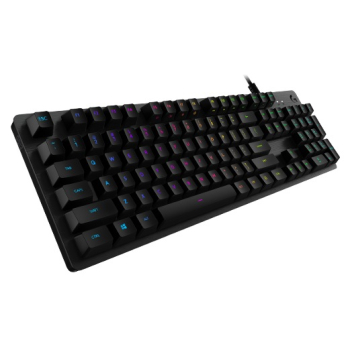 Tastatura LOGITECH G512 Carbon RGB Mechanical Gaming Keyboard, GX Blue - CARBON - US INTL - USB - INTNL - G512 CLICKY (timbru verde 0.8 lei) 920-008946