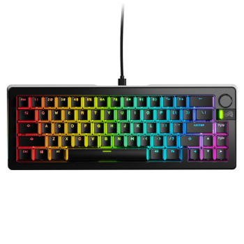 Tastatura mecanica GMMK 3 PRO 65% Prebuilt, USB-C, Fox Switches, US layout, 66 taste, Negru