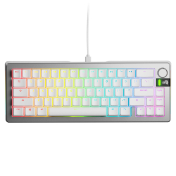Tastatura mecanica GMMK 3 PRO 65% Prebuilt, USB-C, Fox Switches, US layout, 66 taste, Gri
