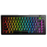Tastatura mecanica GMMK 3 PRO 75% Prebuilt Wireless , USB-C, Fox Switches, US layout, 81 taste, Negru