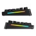 Tastatura mecanica GMMK 3 PRO 75% Prebuilt Wireless , USB-C, Fox Switches, US layout, 81 taste, Negru