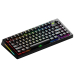 Tastatura mecanica GMMK 3 PRO 75% Prebuilt Wireless , USB-C, Fox Switches, US layout, 81 taste, Negru