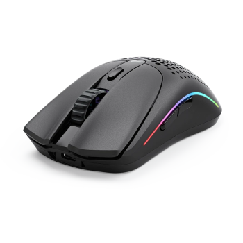 MOUSE Glorious PC Gaming Race Wireless, 26000 DPI, RGB, Ultralight 68g, Hybrid 2.4GHz, Bluetooth, 6 butoane, Ambidextru, Negru GLO-MS-OWV2-MB (timbru verde 0.18 lei) 