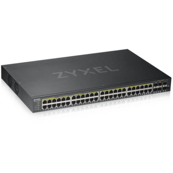 SWITCH PoE ZYXEL, port Gigabit x 48, SFP SFP x 2, managed, rackabil, GS190048HPV2-EU0101F (timbru verde 2 lei) 