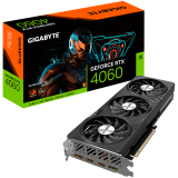 Placa video GIGABYTE Video Card NVIDIA GeForce RTX 4060 GAMING OC 8G, GDDR6 8GB/128bit, PCI-E 4.0 x8, 1x8-pin, Retail GV-N4060GAMING OC-8GD 