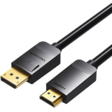 Cablu video Vention, DisplayPort(T) la HDMI(T), 3m, rezolutie maxima 1080p la 60 Hz, conectori auriti, cupru, invelis PVC, negru, HADBI (timbru verde 0.18lei) - 6922794733350 