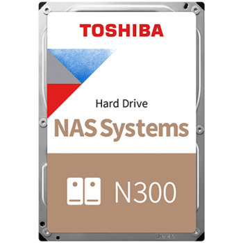 HDD NAS TOSHIBA N300 12TB CMR, 3.5'', 512MB, 7200RPM, SATA, TBW: 180