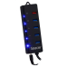 HUB SPACER 4x USB 3.0, 1 port QC SPH-4USB30-1QC