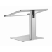 STAND GEMBIRD notebook 15.6, reglare inaltime: 225-380mm, suporta greutate: 5Kg, tampon silicon, aluminiu, silver, NBS-D1-02 