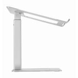 STAND GEMBIRD notebook 15.6, reglare inaltime: 225-380mm, suporta greutate: 5Kg, tampon silicon, aluminiu, silver, NBS-D1-02 