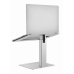 STAND GEMBIRD notebook 15.6, reglare inaltime: 225-380mm, suporta greutate: 5Kg, tampon silicon, aluminiu, silver, NBS-D1-02 