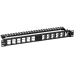 Patch Panel ecranat 24 porturi blank keystone inclinate 1U - TRENDnet TC-KP24SA 