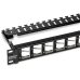 Patch Panel ecranat 24 porturi blank keystone inclinate 1U - TRENDnet TC-KP24SA 