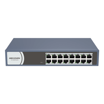 Switch 16 porturi 10/100 Mbps RJ45 - HIKVISION DS-3E0116R-O  