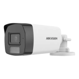 Camera analogica Dual Light - Camera analog 2MP, lentila 2.8mm, IR 40m, WL 40m, TVI/AHD/CVI/CVBS, Mic. - HIKVISION DS-2CE17D0T-LFS-2.8mm  