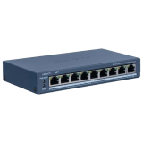 Switch 8 porturi PoE, 1 port uplink RJ45, Management - HIKVISION DS-3E1309P-EI-M