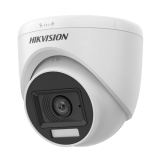 Camera analogica Dual Light - Camera analog 2MP, lentila 2.8mm, IR 20m, WL 20m, TVI/AHD/CVI/CVBS, Mic. - HIKVISION DS-2CE76D0T-LPFS-2.8mm  