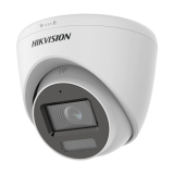 Camera analogica Dual Light - Camera analog 2MP, lentila 2.8mm, IR 40m, WL 20m, TVI/AHD/CVI/CVBS, Mic. - HIKVISION DS-2CE78D0T-LFS-2.8mm  
