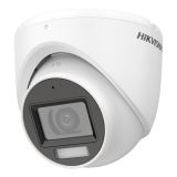 Camera analogica Dual Light - Camera analog 3K, lentila 2.8mm, IR 30m, WL 20m, TVI/AHD/CVI/CVBS, Mic. - HIKVISION DS-2CE76K0T-LMFS-2.8mm  