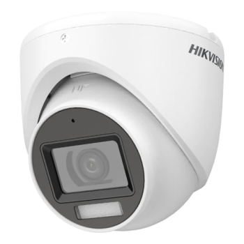 Camera analogica Dual Light - Camera analog 3K, lentila 2.8mm, IR 30m, WL 20m, TVI/AHD/CVI/CVBS, Mic. - HIKVISION DS-2CE76K0T-LMFS-2.8mm  