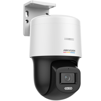 Camera IP ColorVu - Camera miniPT, IP, 2MP, lentila 2.8mm, WL 30m, Audio, PoE, IP66 - HIKVISION DS-2DE2C200SCG-E(F0)  