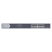 Switch 16 porturi gigabit PoE, 2 porturi SFP, Smart Management - HIKVISION DS-3E1518P-SI  