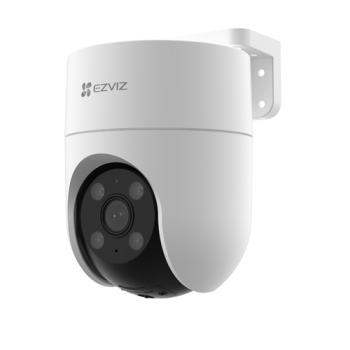 Camera IP EZVIZ de exterior, WI-Fi, Pan&Tilt, FullHD 1080P, Audio bidirectional, distanta IR 30 metri, imagini color 24/7 CS-H8C-FHD  