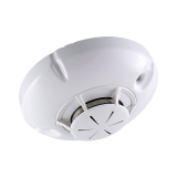 Optical smoke detector with self-compensation of the optic chamber contamination, with lock; FD8030