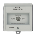 MODE SELECTOR key, FD5302; Key for mode selection of the FS5200E extinguishing panel work.