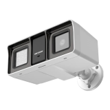 Camera analogica Dual Light - Camera analog 2MP, lentila 2.8mm, IR 60m, WL 60m, TVI/AHD/CVI/CVBS, Mic. - HIKVISION DS-2CE18D0T-LFS-2.8mm  