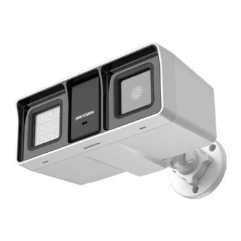 Camera analogica Dual Light - Camera analog 2MP, lentila 2.8mm, IR 60m, WL 60m, TVI/AHD/CVI/CVBS, Mic. - HIKVISION DS-2CE18D0T-LFS-2.8mm  