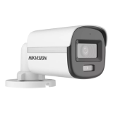 Camera analogica ColorVu, Dual Light - Camera analog 2MP, lentila 2.8mm, IR 20m, WL 20m, TVI/AHD/CVI/CVBS, Mic., IP67 - HIKVISION DS-2CE10DF0T-LFS-2.8mm  