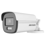 Camera analogica ColorVu, Dual Light - Camera analog 2MP, lentila 2.8mm, IR 40m, WL 40m, TVI/AHD/CVI/CVBS, Mic., IP67 - HIKVISION DS-2CE12DF0T-LFS-2.8mm 