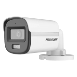 Camera analogica ColorVu, Dual Light -Camera analog 3K, lentila 2.8mm, IR 20m, WL 20m, TVI/AHD/CVI/CVBS, Mic., IP67 - HIKVISION DS-2CE10KF0T-LFS-2.8mm 