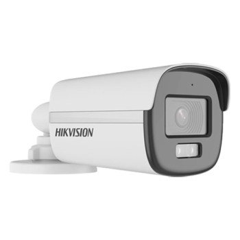 Camera analogica ColorVu, Dual Light -Camera analog 3K, lentila 2.8mm, IR 40m, WL 40m, TVI/AHD/CVI/CVBS, Mic., IP67 - HIKVISION DS-2CE12KF0T-LFS-2.8mm  