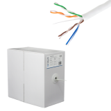 Cablu UTP, cat 5E, CUPRU 100%, 305m, 4x2x24 AWG - eRaya NET5EUT-305  