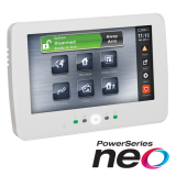 Tastatura touch screen color 7, 128 zone, cititor proximitate, SERIA NEO - DSC HS2TCHPEE1